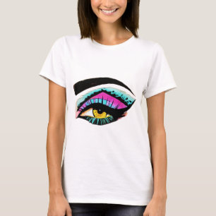 Camiseta abstrato mulheres criaturas oculares beleza origin
