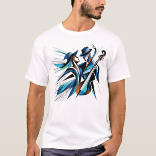 Camiseta Abstrato Musical Duo Art