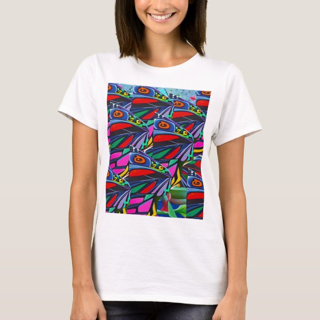 Camiseta Abstrato Natureza (Frente)