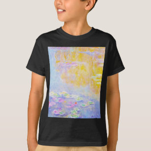 Camiseta abstrato, nenúfares de Monet 7