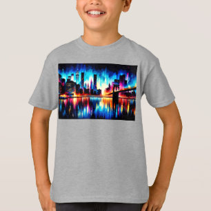 Camiseta Abstrato Nova Iorque 1103