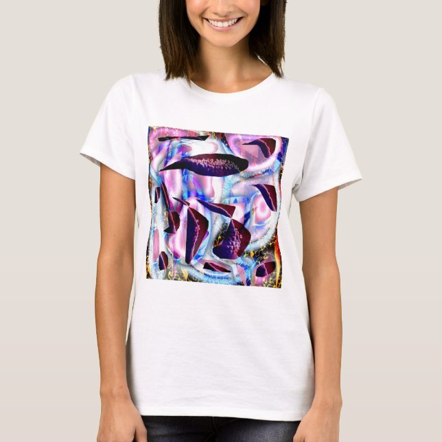 Camiseta Abstrato Oceano (Frente)