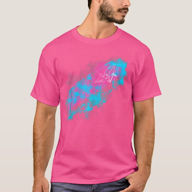 Camiseta Abstrato Origami Bird (Frente)