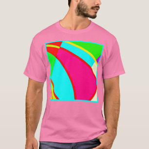 Camiseta Abstrato Padrões coloridos