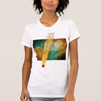 Camiseta abstrato para mulheres
