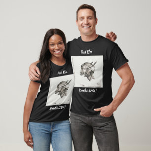 Camiseta Abstrato Paul Klee Sketch - Camisa-T Komiker