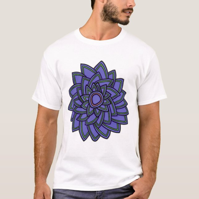 Camiseta Abstrato Petals (Frente)