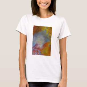 Camiseta Abstrato Petrified Wood close-up