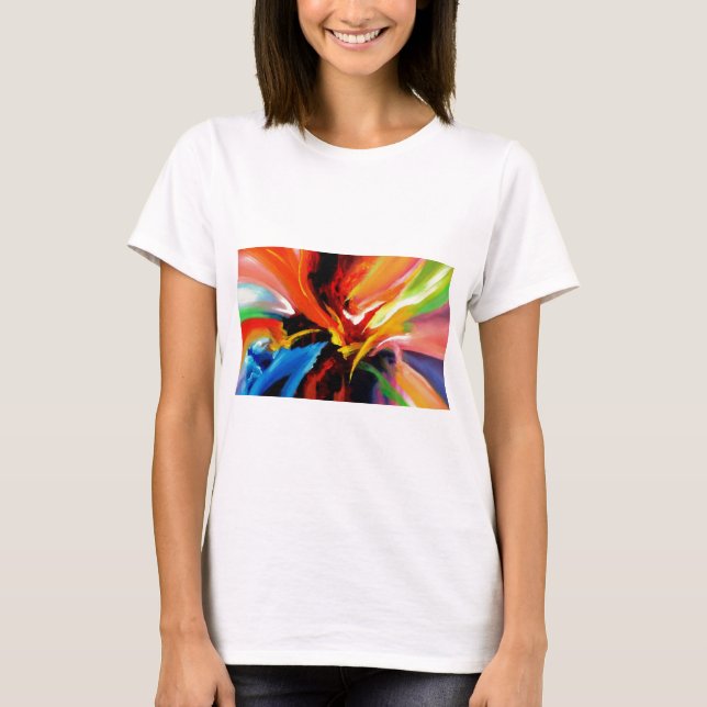 Camiseta Abstrato: Pintura de Serdar Hizli (Frente)