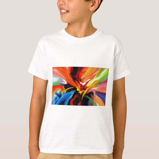 Camiseta Abstrato: Pintura de Serdar Hizli (Frente)