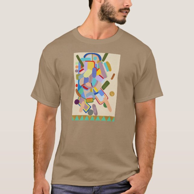 Camiseta "Abstrato" por Ruchell Alexander (Frente)