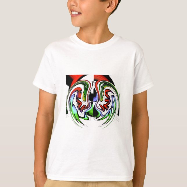 Camiseta Abstrato Profile Art Impressão (Frente)