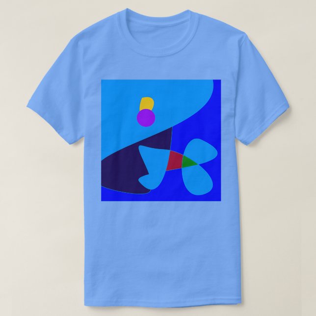Camiseta Abstrato Relax 30 Aquário (Frente do Design)