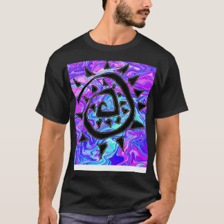 Camiseta Abstrato Roxo