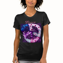 Abstrato - Sinal de Paz - Arte Hippie - Púrpura