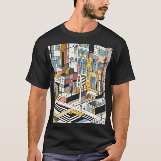 Camiseta Abstrato Sity 5 (Frente)
