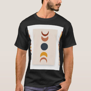 Camiseta Abstrato Sun Moon Boho Posters