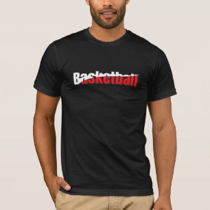 Camiseta Abstrato Swish - Jogador de Basquete - Arte do Wor