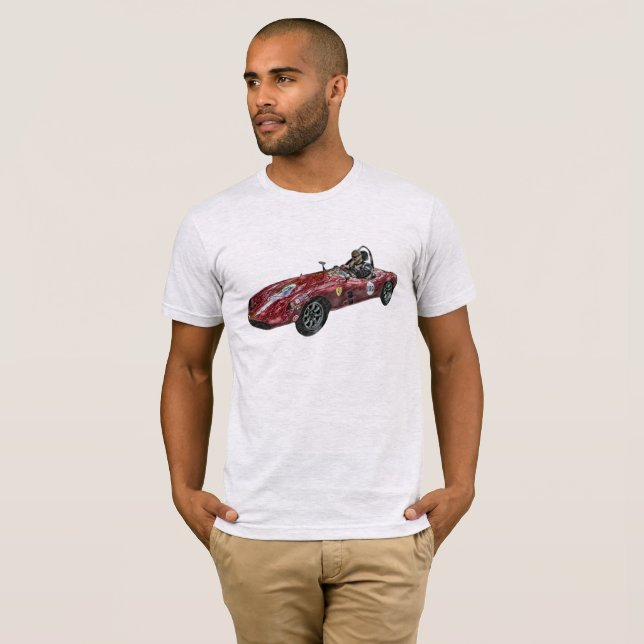 Camiseta Abstrato T-Shirt Clássico Dançante (Frente Completa)