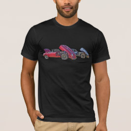 Camiseta Abstrato T-Shirt Clássico Do Carro Do Tipo E