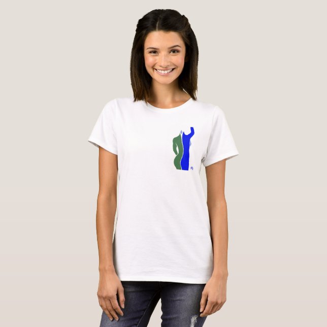 Camiseta Abstrato - Terra - Tee Gráfico (Frente Completa)