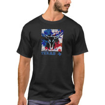 Abstrato Texas Bull Tee