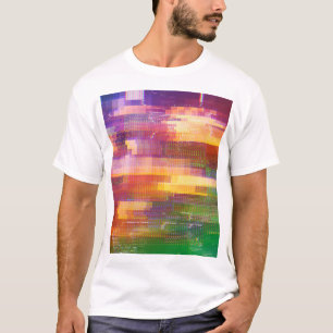 Camiseta Abstrato: textura do ecrã de ensaio