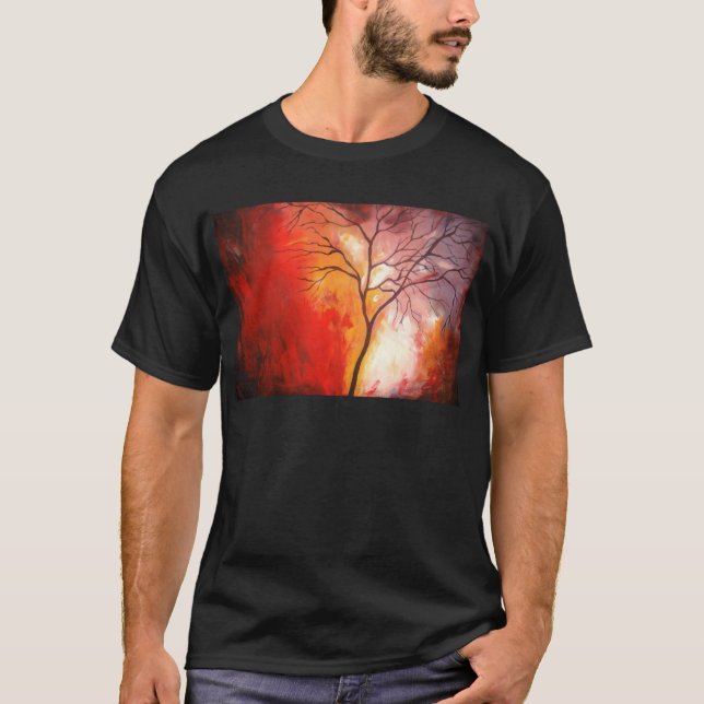 Camiseta Abstrato Tree Canvas (Frente)