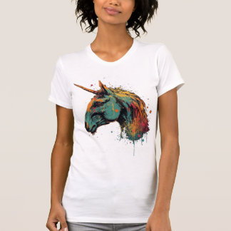 Camiseta Abstrato Unicorn