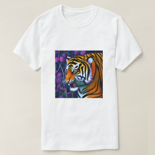 Camiseta Abstrato Wild Majexpressa Tiger