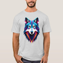Camiseta Abstrato Wolf
