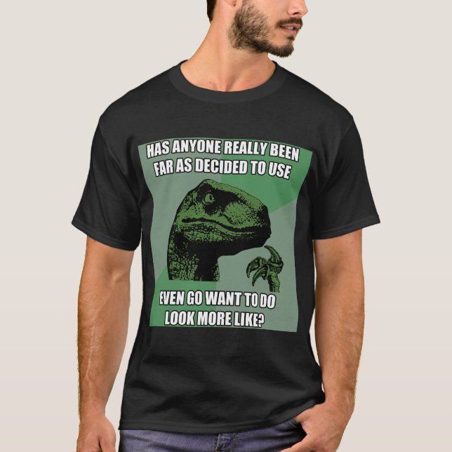 Camiseta Absurdo de Philosoraptor (Frente)