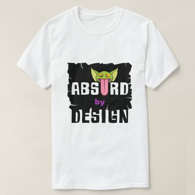 Camiseta Absurdo pelo logotipo do design (Frente do Design)