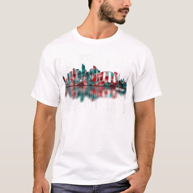 Camiseta Abu Dhabi UAE Skyline (Frente)