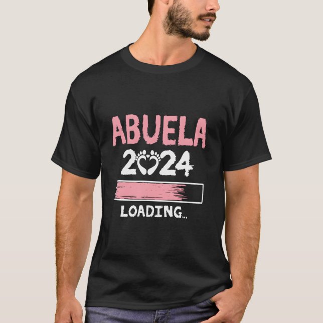 Camiseta Abuela 2024 Loading Future New Grandma To Be (Frente)