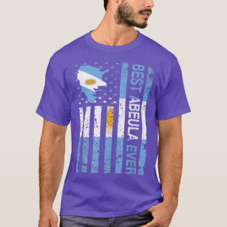Camiseta Abuela Argentinian Grandma Argentine USA Flag Mot