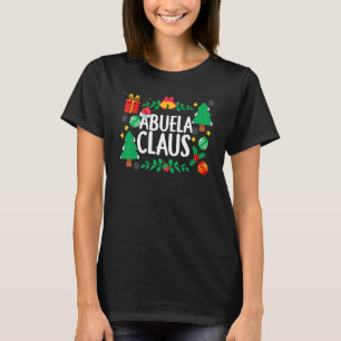 Camiseta Abuela Claus Ornamentos De Árvores De Natal Corres