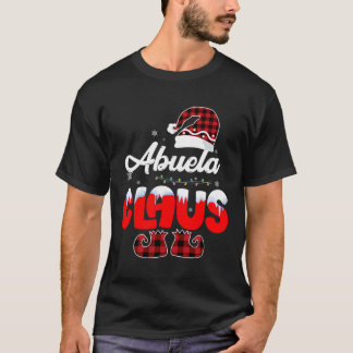 Camiseta Abuela Claus Papai noel Pajam Familiar Vinculada d