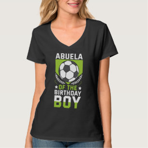 Camiseta Abuela Da Equipe De Jogador De Futebol De Aniversá