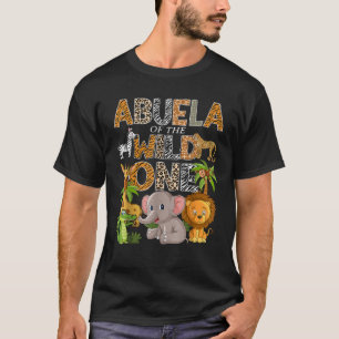Camiseta Abuela Da Selva Safari primeiro aniversario Selvag