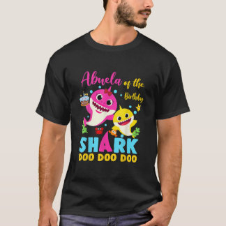 Camiseta Abuela Do Bebê Tubarão Abuela Shark TSh