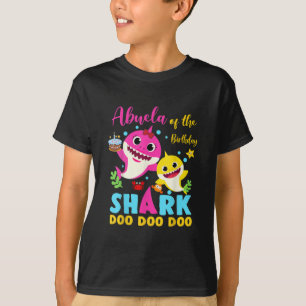 Camiseta Abuela Of The Birthday Shark Mom Matching Family