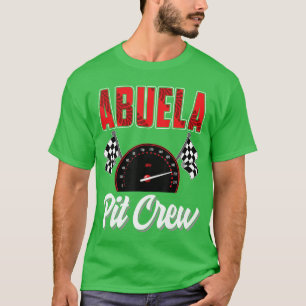 Camiseta Abuela Pit Crew Race Festa de aniversário