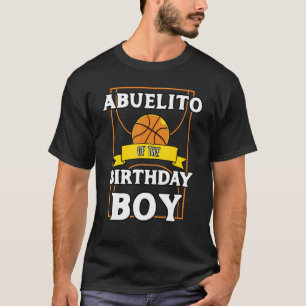 Camiseta Abuelito Do Aniversário De Basquete De Aniversário