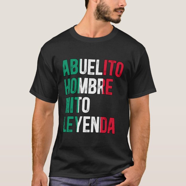 Camiseta Abuelito Leyenda Avô Abuelito Avô (Frente)