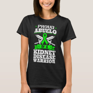 Camiseta Abuelo De Um Guerreiro De Doença Renal Grande Cons
