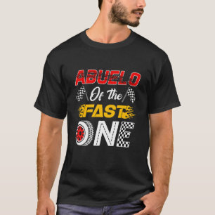 Camiseta Abuelo do Velocista 1º Aniversário Carro de Corrid