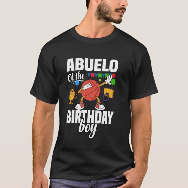 Camiseta Abuelo dos Esportes de Aniversário (Frente)
