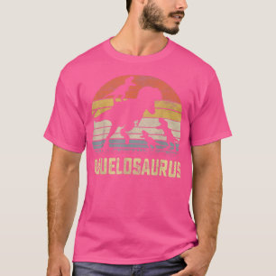 Camiseta Abuelo saurus T Re Dinosaur Abuelo 3 crianças Famí