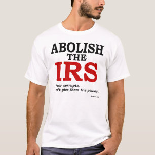 Camiseta Abula o IRS (o poder corrompe)